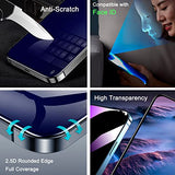2 Pack Compatible with iPhone 15/iPhone 16 Privacy Screen Protector, Anti-Spy Anti-Blue Light Eye Protection Tempered Glass Film, Scratch Resistant,