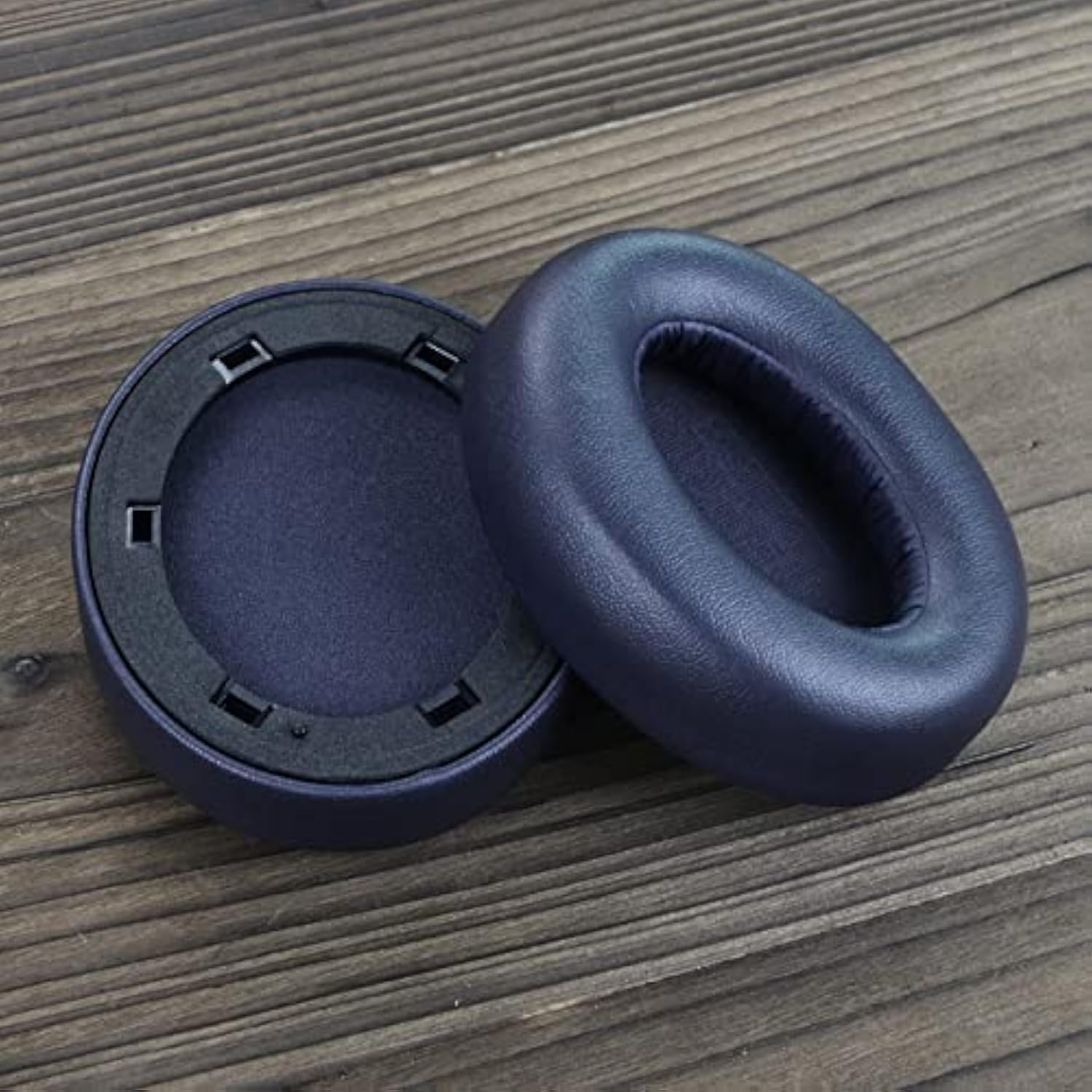 Replacement Ear Pads For Anker Soundcore Life Q20 / Q20 Bt Softer Leather, Luxurious Memory Foam, Added Thickness, Enhanced Noise Isolation (Purple Blue)