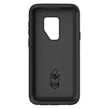 OtterBox Samsung Galaxy S9+ Defender Series Case - BLACK, rugged & durable, with port protection, includes holster clip kickstand