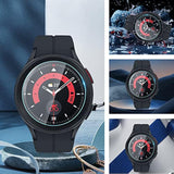 2+2Pack For Samsung Galaxy Watch 5 Pro 45Mm Screen Protector, Privacy And Highdefinition Combination, [Antiscratch] Ultrathin Tempered Glass Screen Protective Film