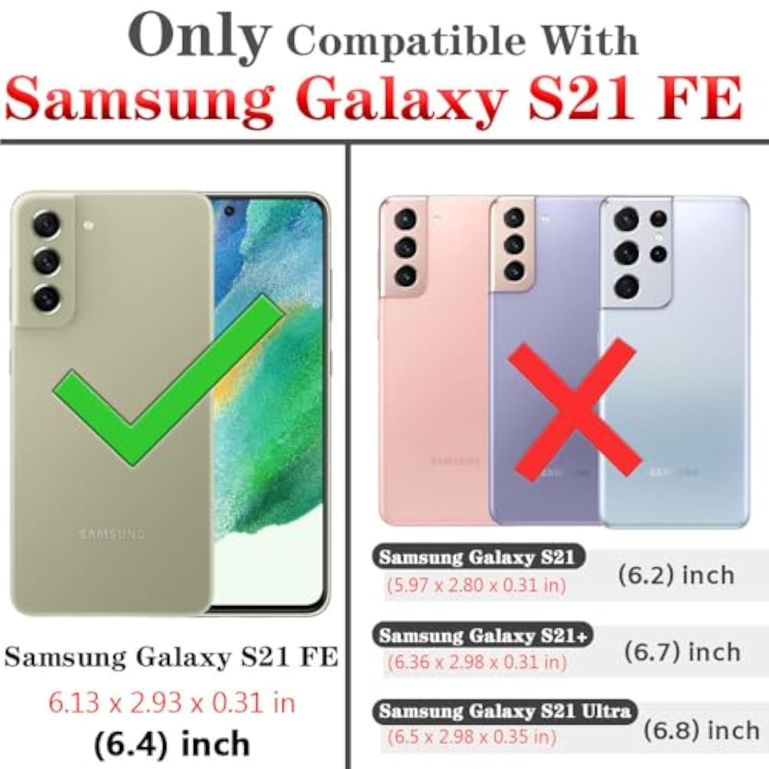 For Galaxy S21 Fe 5G Case With Screen Protection: Heavy Duty Protective Shockproof And Scratch Proof Cell Phone Case For Samsung Galaxy S21 Fe 5G-Blue