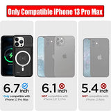 Battery Case for iPhone 13 Pro Max, Full Encircle 12000mAh High Capacity Rechargeable Portable Charger Case Extended Battery Compatible with iPhone