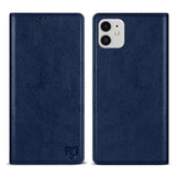 iPhone 11 Wallet Case with RFID Blocking Card Slot Stand Strong Magnetic Leather Flip Fold Protective Phone Case for iPhone 11 Case Wallet, 6.1 inch, Blue