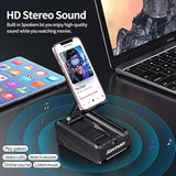 Phone Stand Wireless Bluetooth Speaker, Desktop Kitchen Gadgets, Portable Phone Stand With Speaker, Gifts For Women And Men