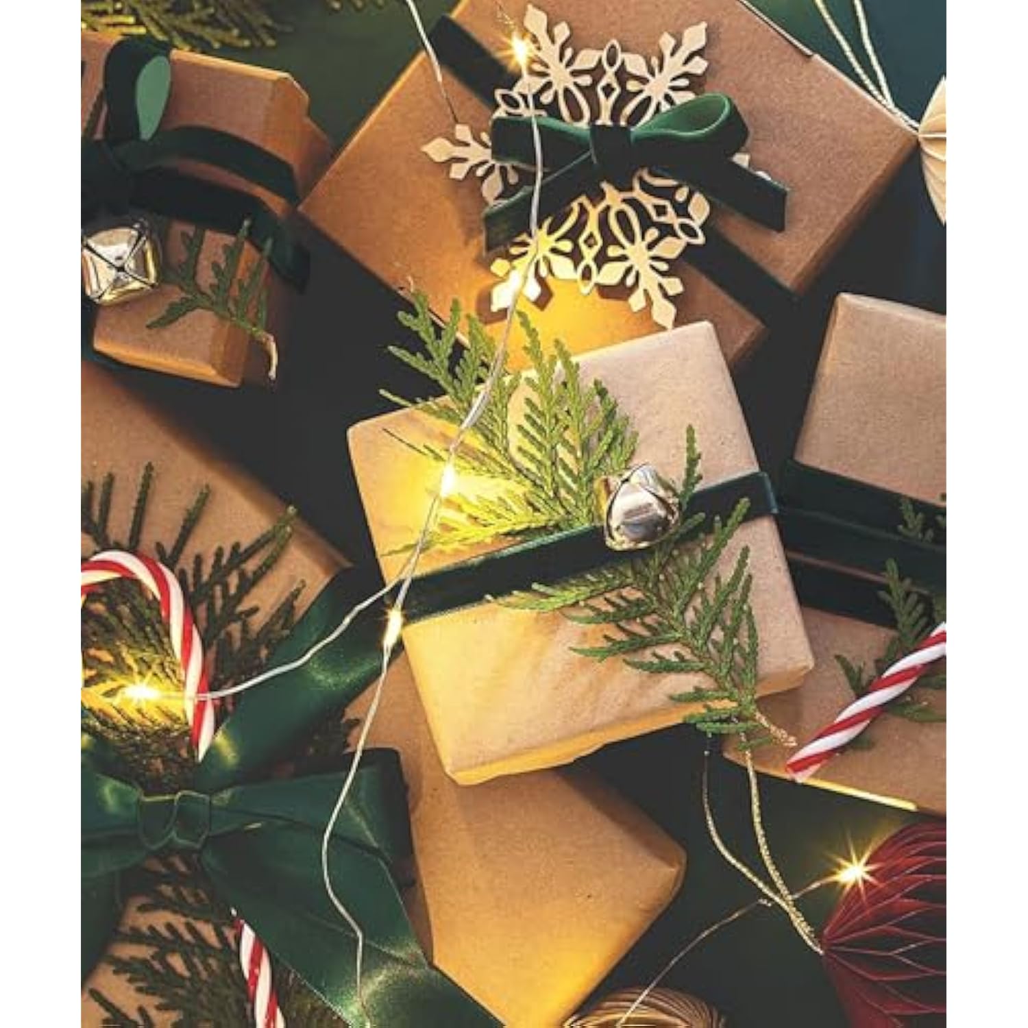 Dark Green Velvet Ribbon 5/8'' 25 Yards For Christmas Tree, Gift Wrapping, Flower Bouquet, Wreath Decorations, Bow Making