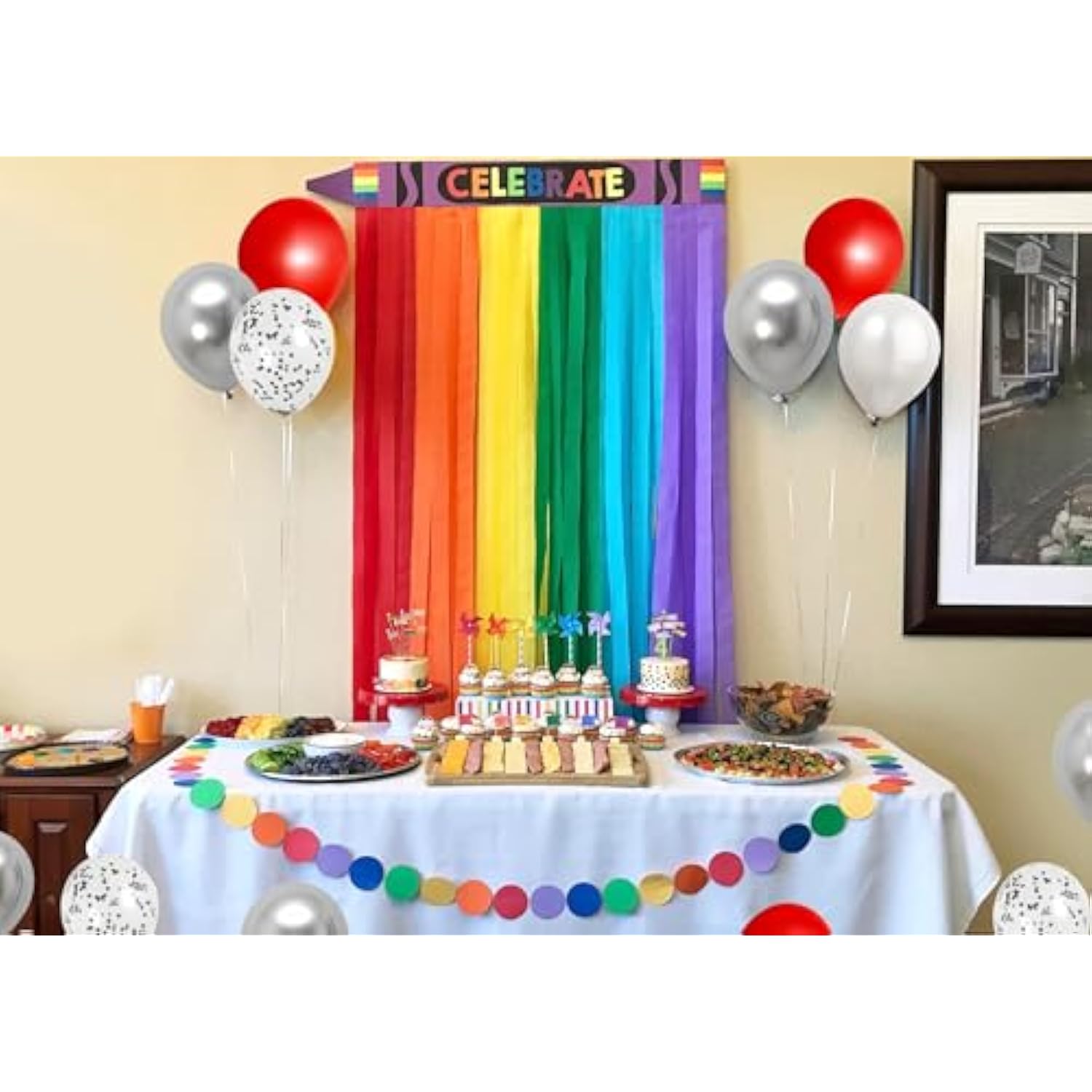 Red And Silver Balloons, 55Pcs Red White Silver Balloon, Red Confetti Balloons For Wedding Birthday Baby Shower Retirement Valentines Party Decoration