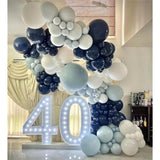 Navy Blue Latex Party Balloons - 150 Pack 5 Inch Matte Small Dark Blue Helium Balloons For Birthday Baby Shower Graduation Wedding Party Decorations