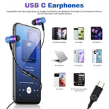 Usb C Headphone Type C Wired Earbuds For Iphone 15 Pro Max Ipad Mini 6 Magneti
