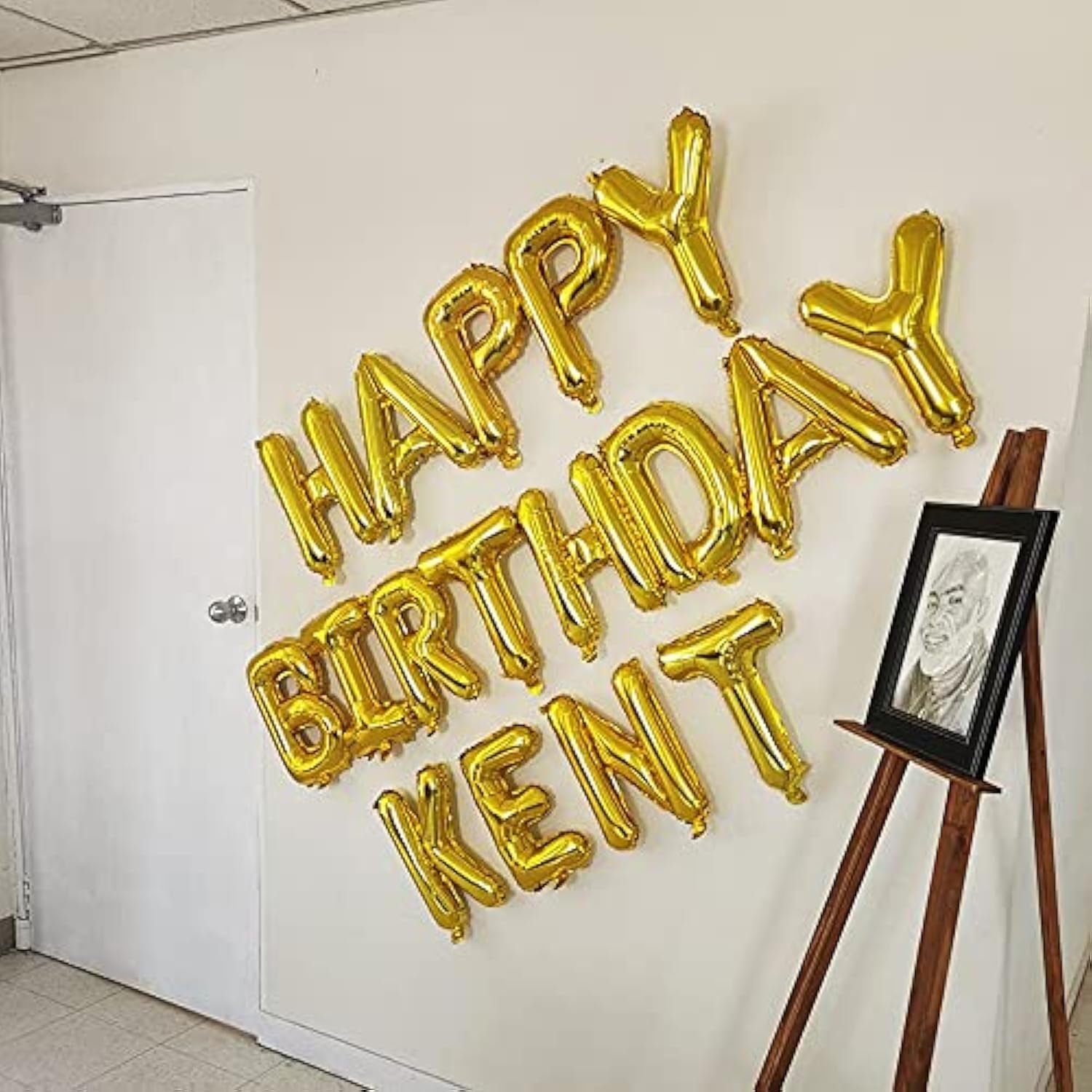 52 Pcs Gold Letter Balloons Foil Alphabet A To Z Balloons Diy Personalized Phrase Banner For Baby Shower Wedding Party Supplies Custom Decor 16 Inch