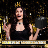 100 Pcs Death To My 20S Decorations Napkins, 30Th Birthday Rip To My 20S Birthday Decorations Black Silver Foil Cocktail Napkins For 30Th Party Supplies, 2-Ply 5 X 5 Inch (Silver)