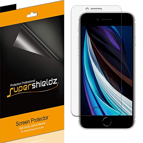 (6 Pack) Designed for iPhone SE (2022, 3rd Gen) / iPhone SE (2020, 2nd Generation) / iPhone 8 / iPhone 7 (4.7 inch) Screen Protector, Anti Glare and