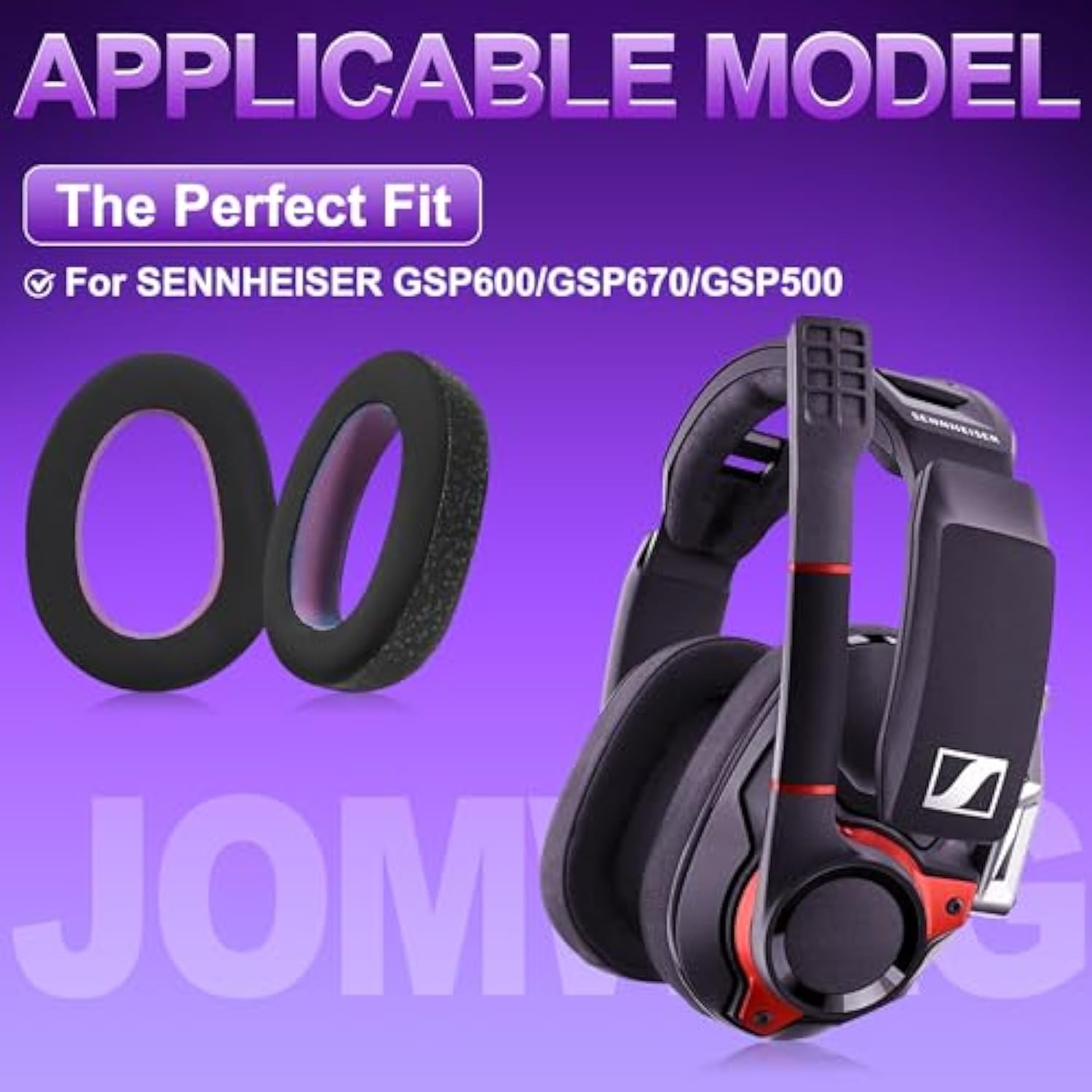 Magic Ice Gel Replacement Earpads For Sennheiser Gsp600/Gsp670/Gsp500/Gsp550/Gsa60/Epos H6/H6Pro