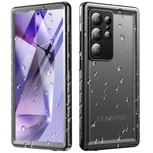 for  Galaxy S23 Ultra Waterproof Case - 360 Heavy Duty Full Body Protection/Shockproof/Dustproof/Double/Front and Back/IP68/S 23 Ultra