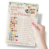 Woodland Baby Shower Game Set – 5 Fun Games & Activities For Boy Or Girl, Woodland Forest Animals Theme, 50 Guests