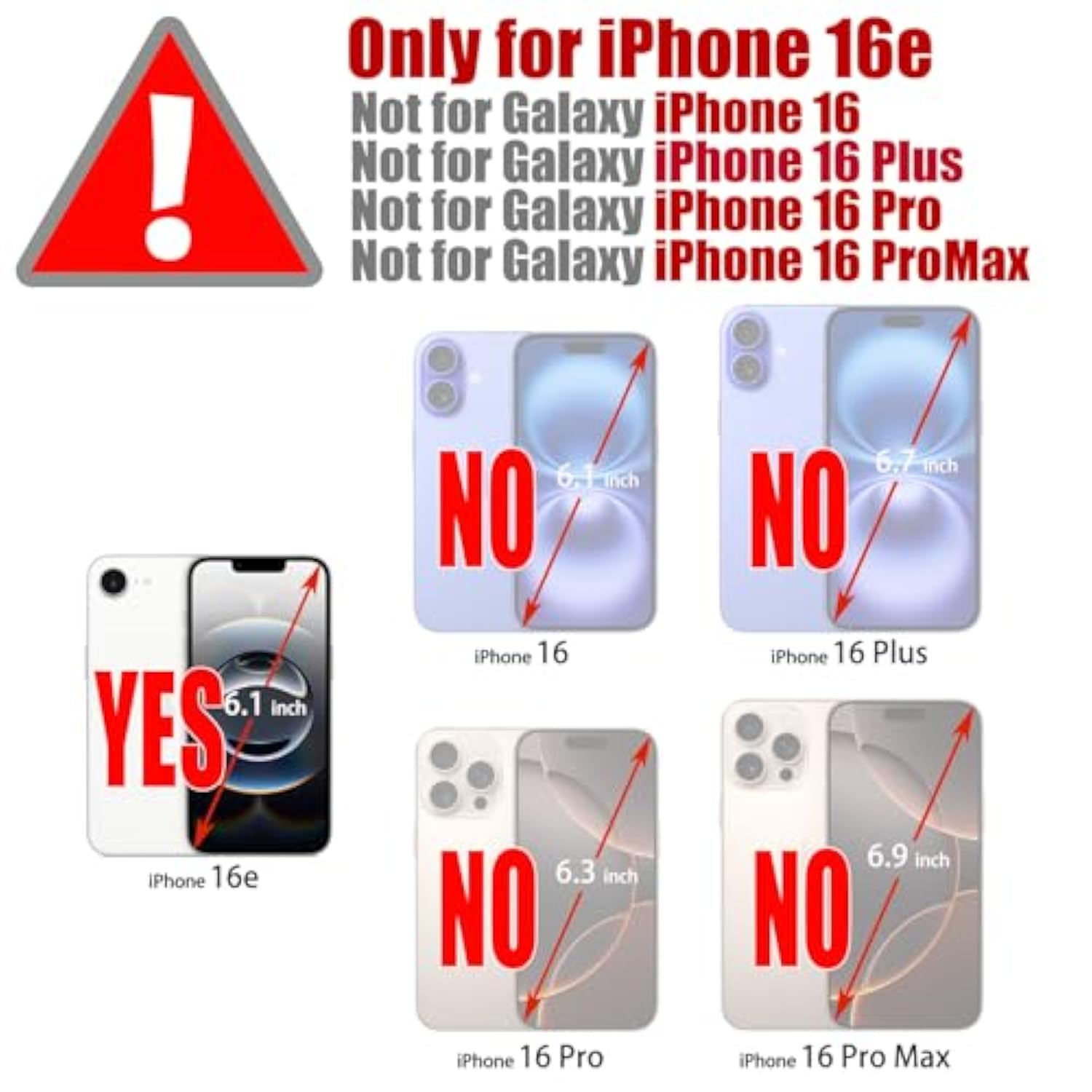 Compatible With Iphone 16E Wallet Case With [Rfid Blocking],Card Holder Kickstand Magnetic,Leather Flip Case Wallet For Iphone 16E 6.1 Inch (Coffee)