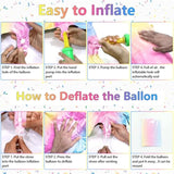 Mermaid Birthday Decoration Mermaid Foil Large Number Balloons For Girls Under The Sea Mermaid Theme Baby Shower Birthday Favors?40Inch Number Balloon 3?