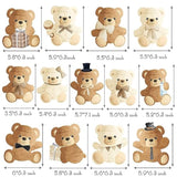 Bear Hanging Swirls Teddy Bear Baby Shower Decorations 15Pcs Teddy Bear Hanging Decor Cute Bear Swirls Ceiling Streamer We Can Bearly Wait Party Decorations For Bear Theme Baby Shower Supplies
