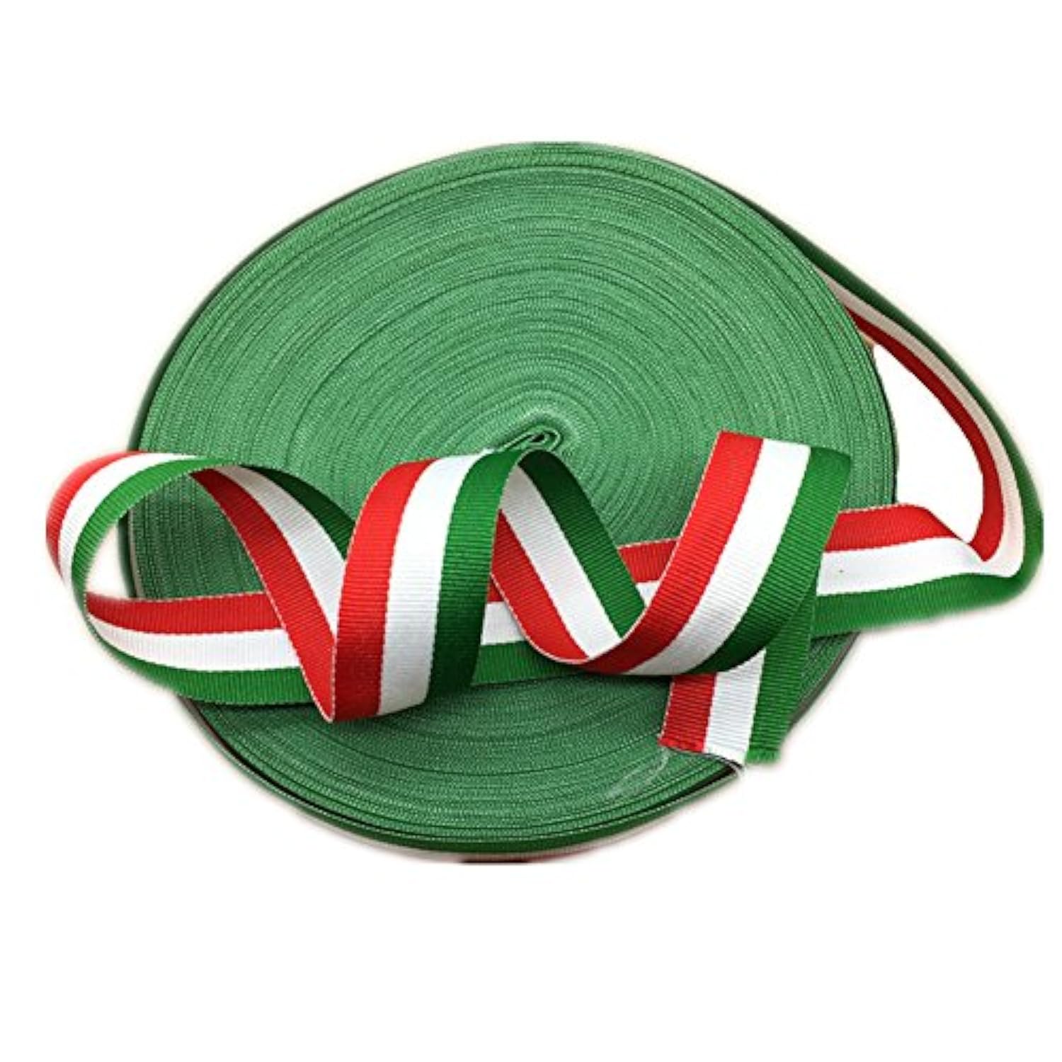 Red White And Green Grosgrain Stripes Ribbon Italian Flag Patriotic Ri