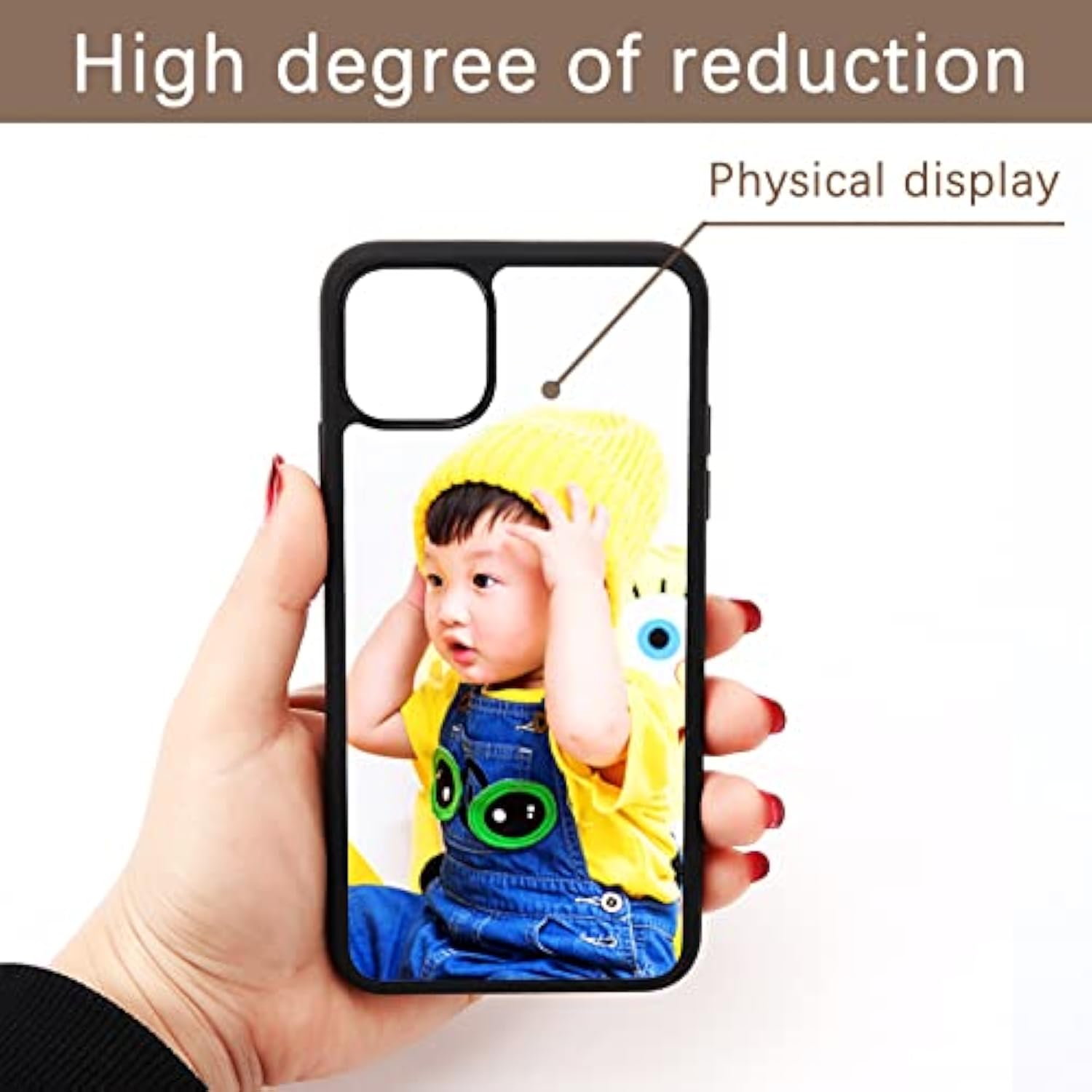 10 Pcs Heat Press Blank Phone Case For Iphone 14 6.1 Inch,Matte Black Soft Rubber Protective Shockproof Blanks Case