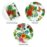 3 Pack Hawaiian Luau Tablecloths For Party Decoration, Hawaii Disposable Plastic Rectangular Table Covers, Aloha Tropical Palm Leaves Table Cloth, Summer Beach Kids Birthday Cocktail Party Supplies