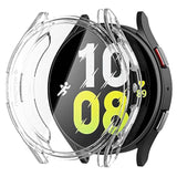 Spigen Ultra Hybrid Case with Full Coverage Screen Protector Designed for Samsung Galaxy Watch 5 44mm (2022), 4 44mm (2021) - Crystal Clear