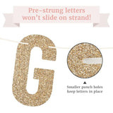 Pre-Strung Go Sha It'S Ya Birthday Banner - No Diy - Gold Glitter Funny Hip Hop Party Banner For Men & Women - Pre-Strung On 10 Ft Strands - It'S Your Birthday Party Decorations - No Diy