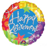 Anagram 22378 HAPPY Retirement Balloon Party Balloon Bouquet, Large, Multicolor, Pack of 1