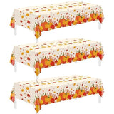 3 Pack Christmas Tablecloths Disposable,Christmas Decorations,54 x 108 Inch,Plastic Table Cloths for Rectangle Tables,Red Themed Checkered Table Covers for Xmas,Indoor,Outdoor,Birthday,Parties