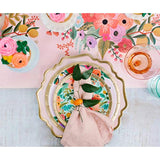 RIFLE PAPER CO. Garden Party Small Plates, Vibrant Floral Design, Perfect for Parties, Celebrations, and Special Occasions, Durable and Stylish Tableware to Add a Fun, Elegant Touch to Any Event