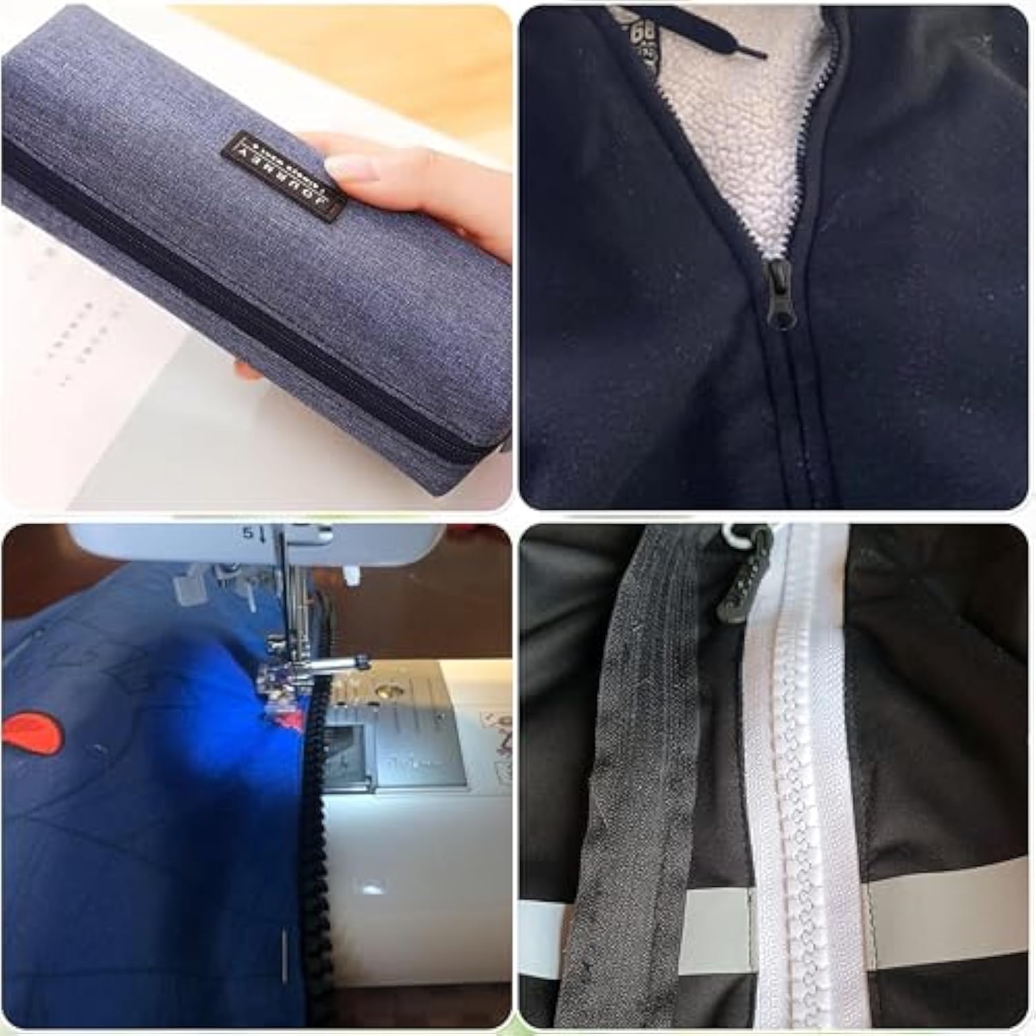 10Pcs 28Inch Separating Jacket Zippers For Sewing Coats Jacket Sports