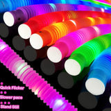 12pcs Glow Sticks Party Favors Glow in Dark Necklaces Bracelets for Kids
