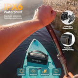 Portable Bluetooth Speakers Wireless, (60W Peak) 30W RMS IPX6 Waterproof Outdoor Loud Speaker Boombox, 24H, EQ, AUX, TF Card, USB Playback, Powerful