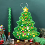 Christmas Tree Piñata 16 Inch Christmas Mexican Piñata with Stick Blindfold Xmas Piñatas Bundle for Xmas Birthday Holiday Game Favors Photo Prop Decoration