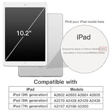 JETech Rotating Case for iPad 9/8/7 (10.2-Inch, 2021/2020/2019 Model, 9th/8th/