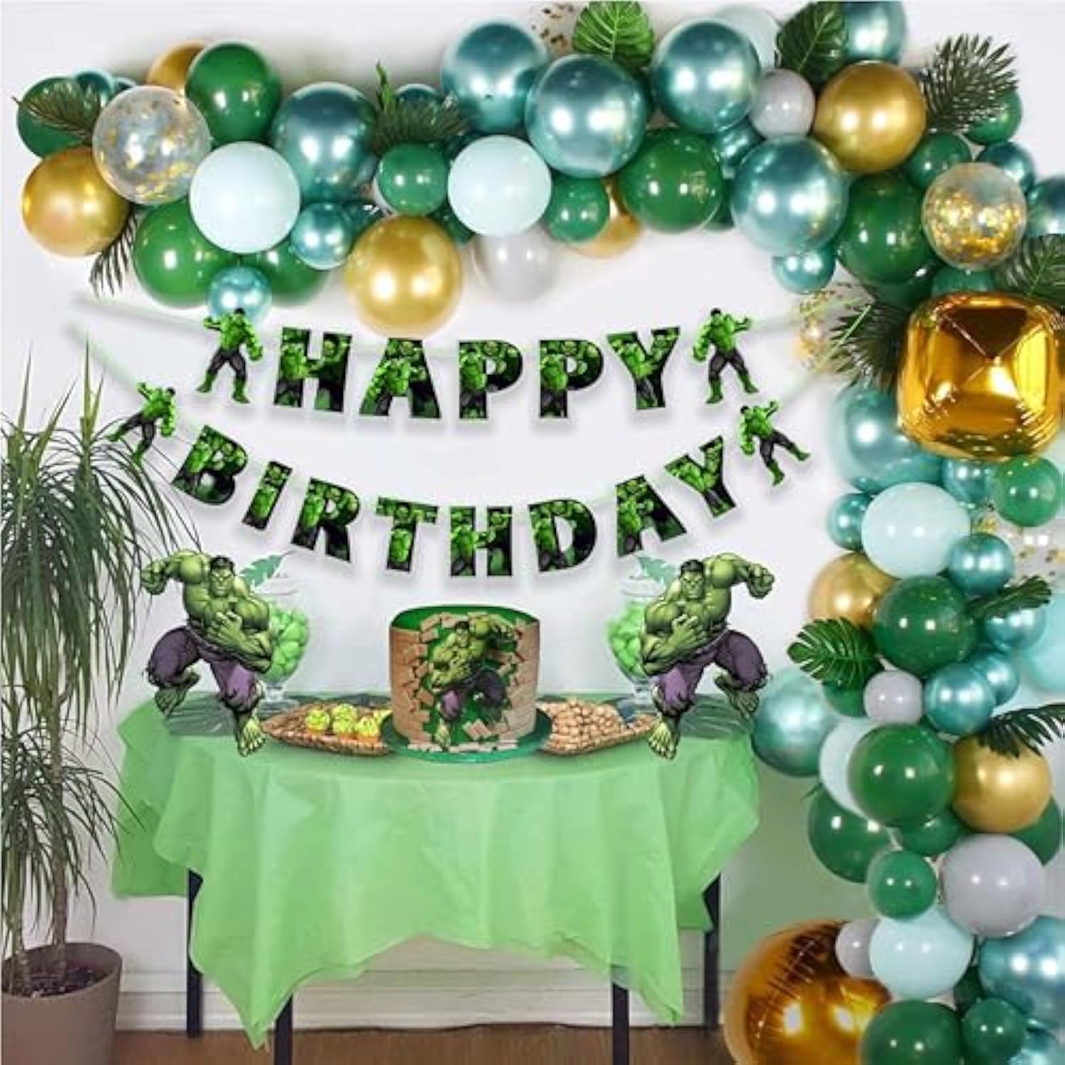 HLK Happy Birthday Banner Premium Durable Reusable Easy Hang Party Decoration