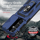 for  Galaxy S26 Case,Galaxy S26 Case,with Screen Protectors and Camera Cover,[Military Grade] 16ft.Drop Tested Cover with Magnetic Kickstand