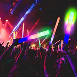 55 Pcs Led Foam Glow Sticks Bulk,Foam Light Up Sticks 3 Modes Of Color Flashing,Glow In The Dark Party Supplies For Birthday,Wedding,Raves,Carnival,New Year,Concert,Halloween Christmas