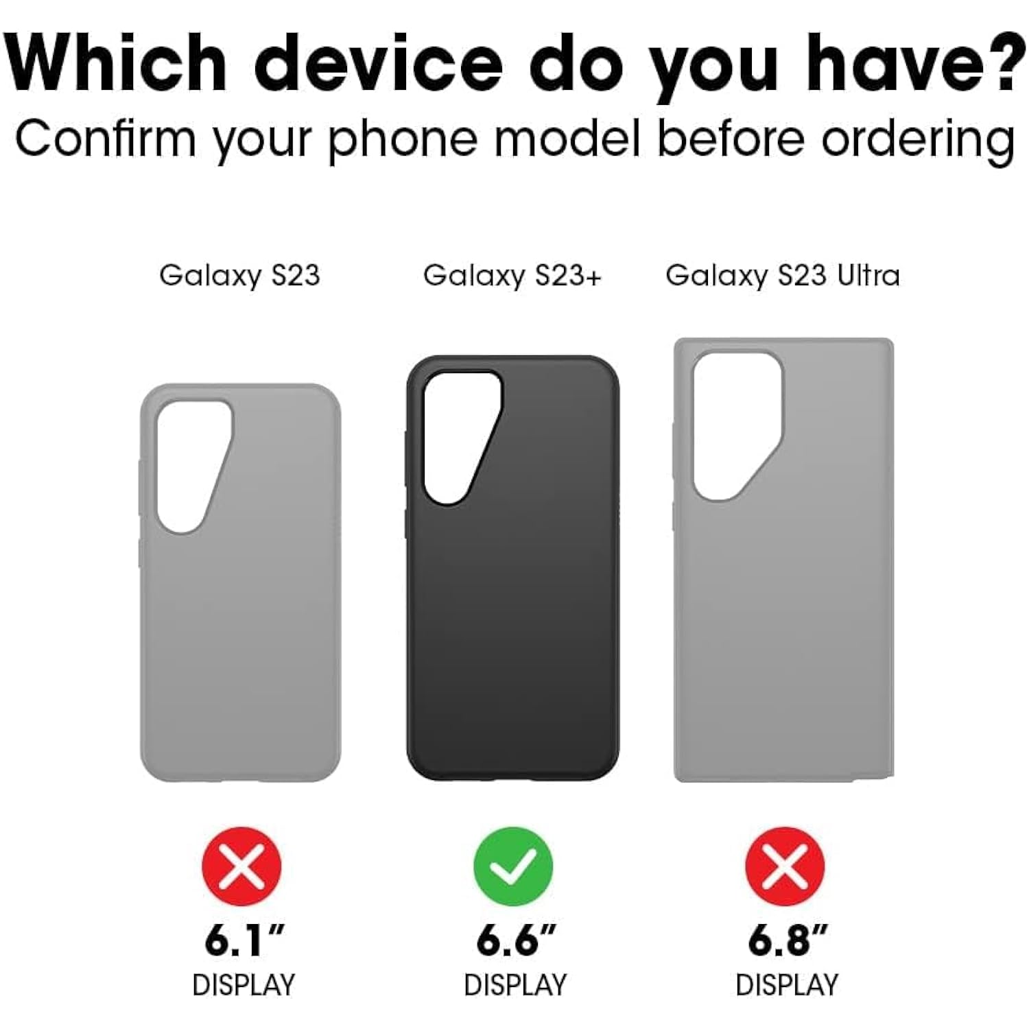 OtterBox Galaxy S23+ (Only) - Defender Series Case - Blue Suede Shoes - Rugged & Durable - with Port Protection - Case Only - Non-Retail Packaging