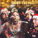 104 Pcs New Year 2026 Party Supplies Hats Tiara Glasses Noise Makers