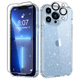 Clear Glitter Design iPhone 13 Pro Case for Protection and Style
