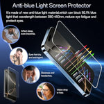 Screen Protector For Iphone 16 Pro Max[6.9 Inch],3Rd Colorless Anti-Blue Light Tempered Glass Films,Hd Clear, 9H Hardness, No Bubbles, Case Friendly 2 Pack