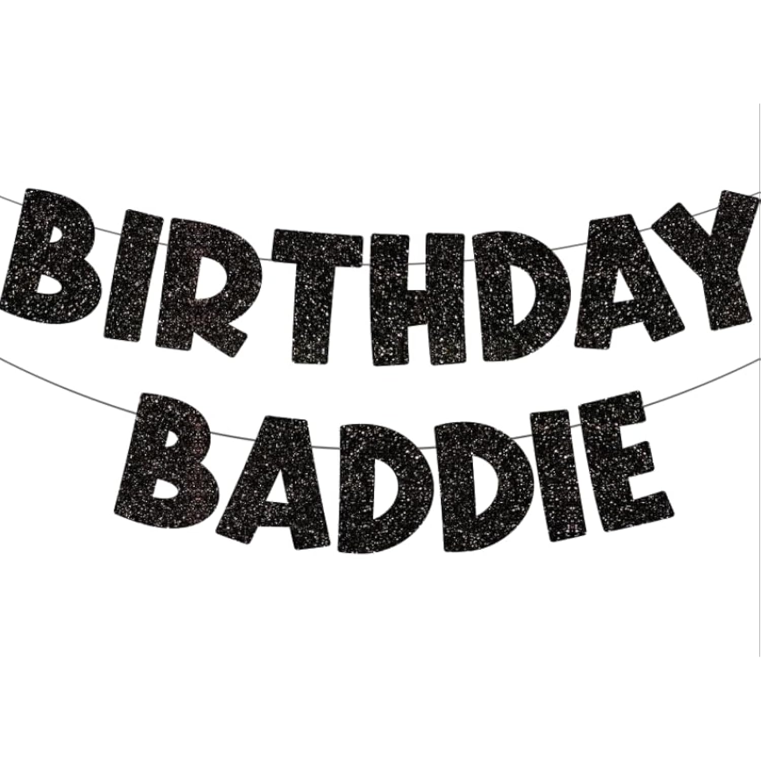 Birthday Baddie Banner, Black Funny Birthday Banner For Women And Men Birthday Party Decorations And Supplies. It'S My Birthday Banner | Birthday Crew Banner | Birthday Boy Banner