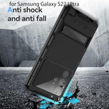 Heavy Duty Samsung Galaxy S22 Ultra 6.8 Inch Phone Case Black