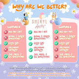 All-In-1 Blue Balloon Arch Kit With Bonus Bone & Daisy Balloons For Birthday Decoration Girl - Pastel Balloons Garland For Blue Party Decorations & Party Supplies - Puppy Party Decorations