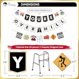 Over The Hill Birthday Decorations, Over The Hill Decorations Funny 50Th Birthday Decorations | Funny 40Th Birthday Decorations
