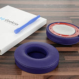 Geekria QuickFit Replacement Ear Pads for Beats Solo 2 (B0534) & Solo 3 (A1796) Wireless On-Ear Headphones, Ear Cushions (Pop Purple)
