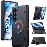 for Galaxy Z Fold 6 Case with Screen Protector [Fit for Magsafe] [Dual-Kickstand] [Hinge Protection] Full Body Shockproof Phone Cover for