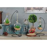 Set Of 6 Christmas Ornament Display Stands Holder Hooks Hanging Lantern Candle Glass Bauble Sphere Tree Plant Light Candle Easter Egg Ball Wedding Decoration 9'