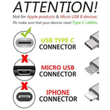 Usb C To Usb C Cable, Type C To Type C Cable, 2 Pack [3.3Ft, 6.6Ft], Fast Charging, High Speed Data Transfer, Android Phone Cable And More, Trustable (White)