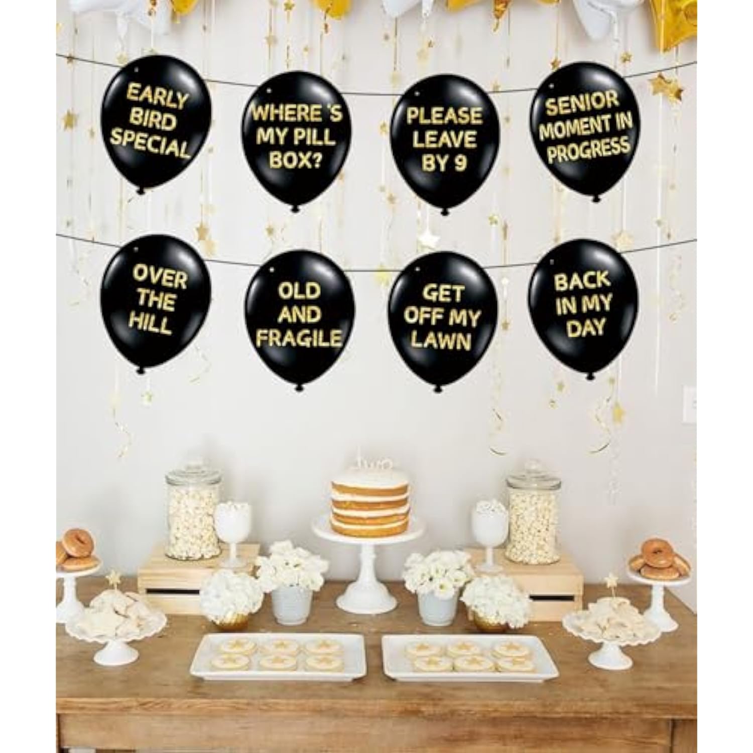 50th Birthday Banner Pre-Strung Funny Abusive Decor for Men Women Party Supplies